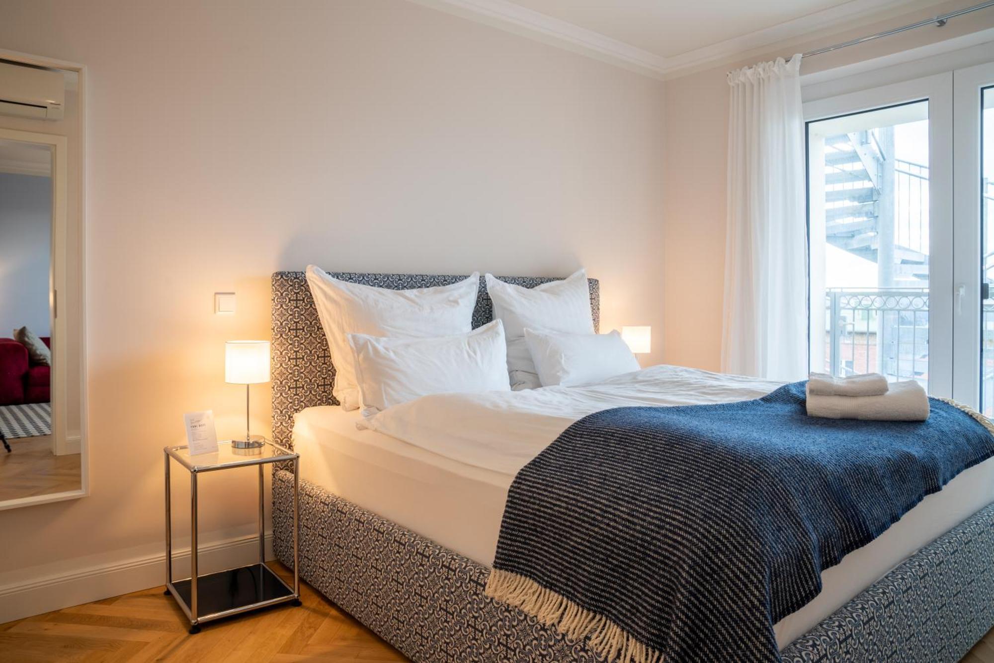 Cls Zentrale City-Wohnung In Hamburg Mit E-Laden Und Tiefgarage, Grosser Balkon, Blick Ueber Hamburg, Parkplatz, Cafe Im Haus, Bushaltestelle Direkt Gegenueber, Flex Check In Zewnętrze zdjęcie